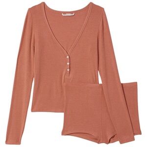 Victoria's Secret Ribbed Sleep Lounge Set